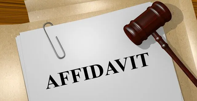 AFFIDAVIT for Tehbazari